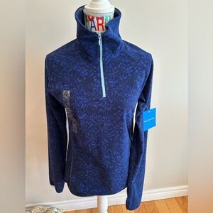 NWT Columbia Navy and Black Pullover
